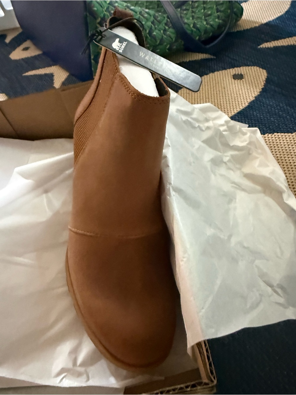 Sorel Women's Chestnut Brown Chelsea Wedge Bootie